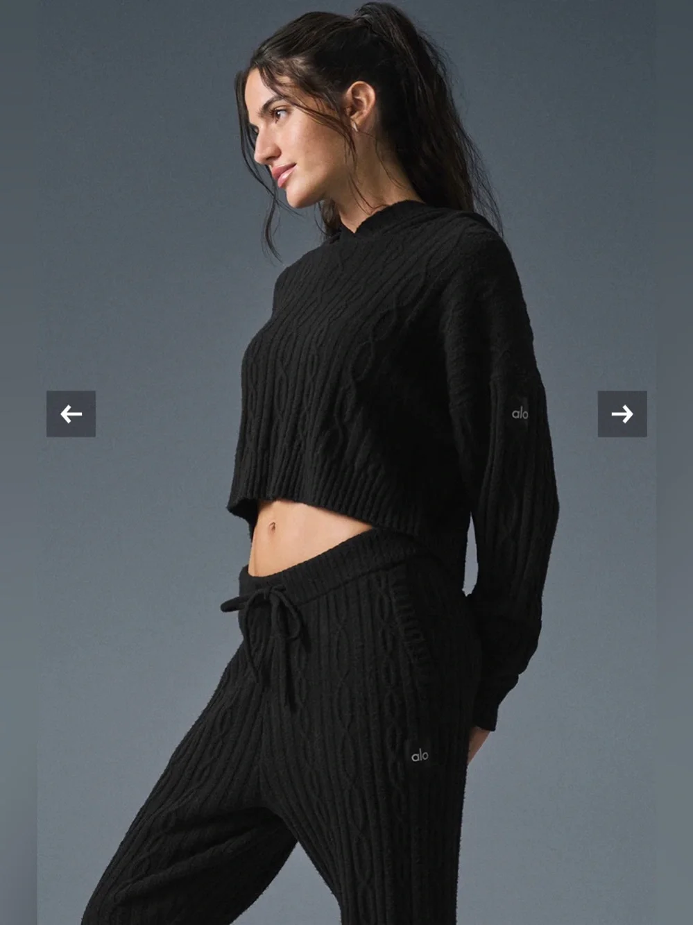 Alo Yoga Cable Knit Winter Bliss Set